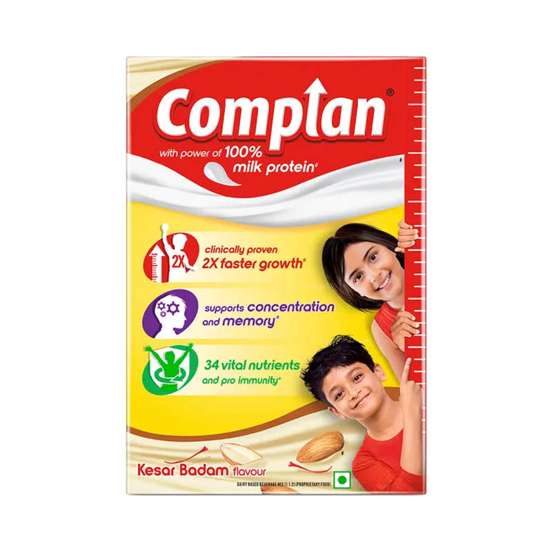 COMPLAN MILK PROTEIN KESAR BADAM FLAVOUR REFILL 500G