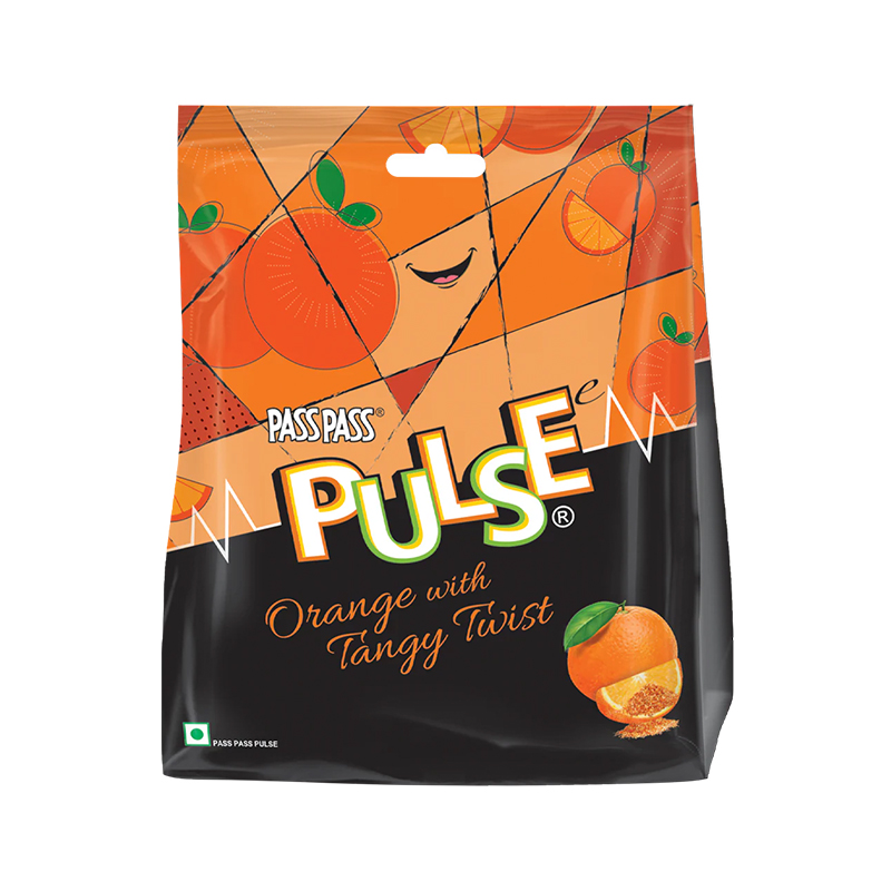 PASS PASS PULSE ORANGE WITH TANGY TWIST 190GM